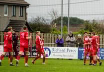 Simmonds' hat-trick gives play-off chasing Newquay victory at Helston