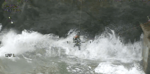 Footage of dramatic rescue of elderly walker released