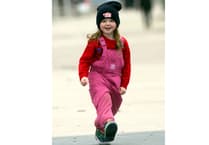 Four-year-old raises funds for RNLI after taking part in festive run