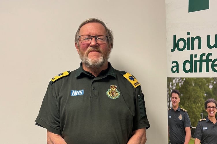 Stephen Farbrother, a volunteer community first responder (CFR) from Gorran Haven, who has been awarded a British Empire Medal (BEM)