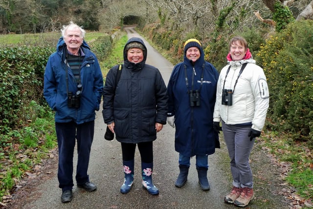 Wildlife enthusiasts all a flutter during a birdwatching trip