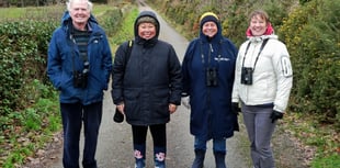 Wildlife enthusiasts all a flutter during a birdwatching trip