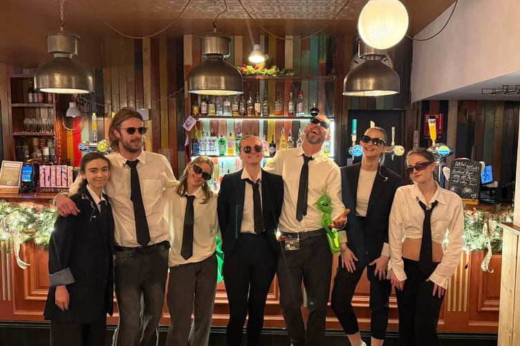 Staff in the Concho Lounge joined in the fun (Picture: Newquay BID)