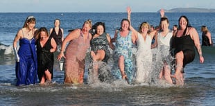 BRAA-VE souls glammed up to enjoy a dip and see out the year in style 