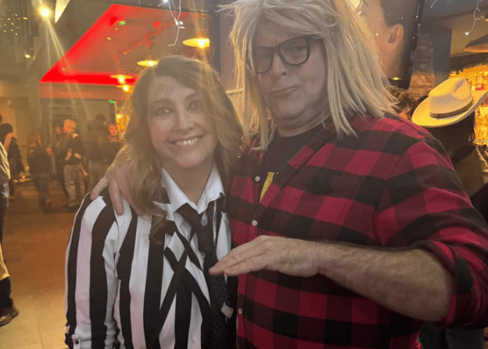Beetlejuice and Garth Algar from Wayne's World made an appearance (Picture: Newquay BID)
