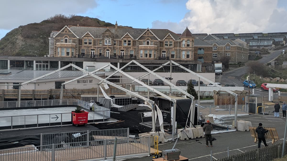 Ice rink closed down after damage from Storm Goretti | voicenewspapers ...