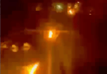 Power lines seen sparking with more than 45,000 homes still without power