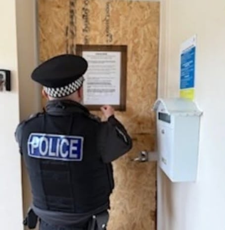 ASB closure notice Malabar