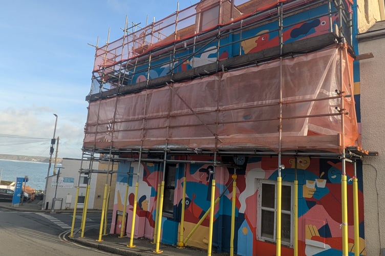 New mural created to reflect the vibrancy of Newquay (Picture: Warren Wilkins)