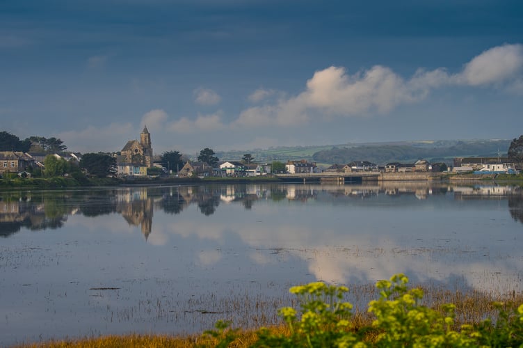 An early morning view of Copperhouse Creek, Hayle