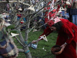 Community comes out in force to ward off evil spirits