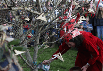 Community comes out in force to ward off evil spirits