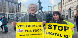 Protest against digital ID cards draws Piers Corbyn