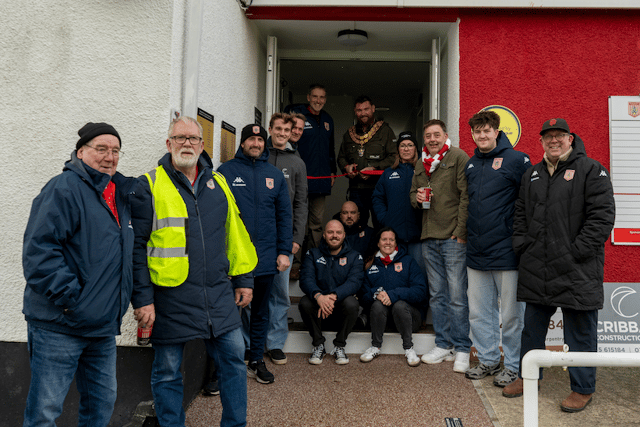Football club scores new changing rooms 