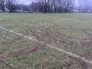 Vandals strike again at community sports site