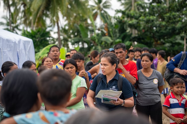 ShelterBox supported people after the earthquake in Cebu