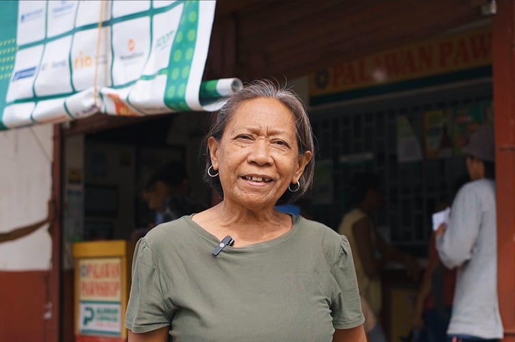 Tita's home was badly damaged during Typhoon Bualoi
