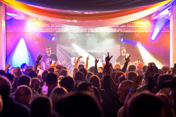 Live music filled the brewery’s historic Victorian cellars in St Austell during the Celtic Beer Festival.