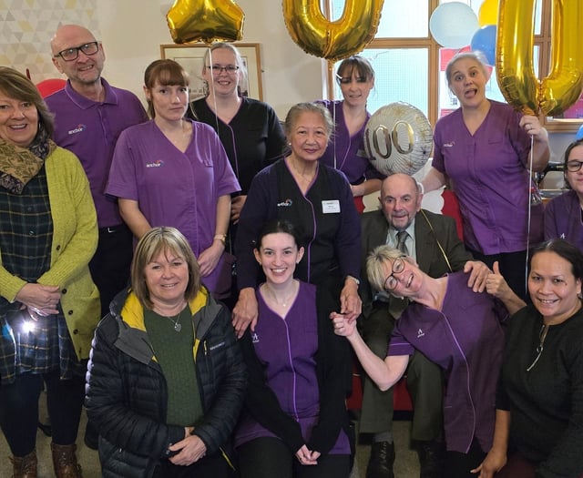 Centenarian Cyril honoured with surprise party at St Anne’s