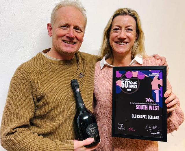 The UK’s best independent wine merchant named - and it's in Cornwall