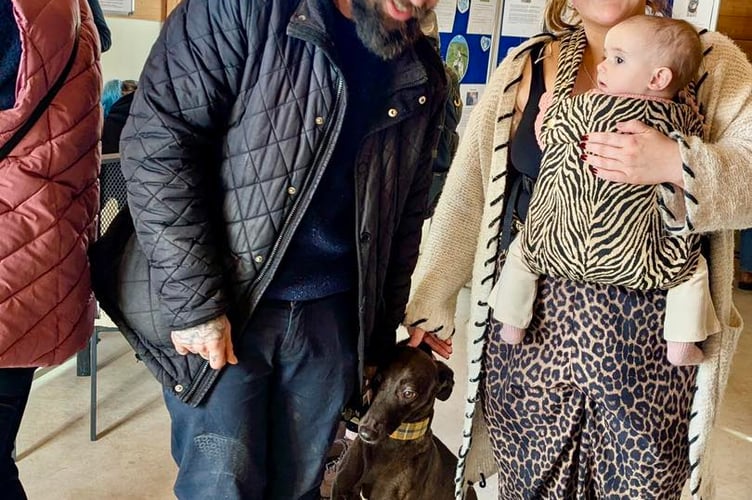 Dozens of supporters attended the event