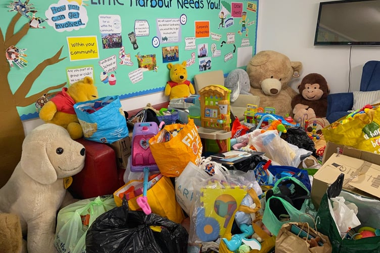 Children’s toys, games, books and clothes can be donated