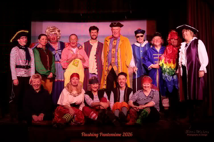 Flushing Pantomime Group in full attire (Picture: Terri Waters)