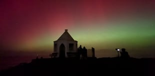 Crowds gathered to watch dazzling display of Northern Lights