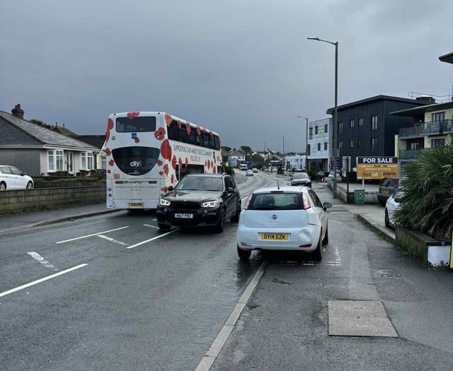 Calls for double yellow lines on main route 