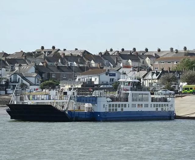 Storm forces reduced service on Torpoint Ferries