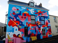 New colourful mural unveiled to showcase town's vibrancy