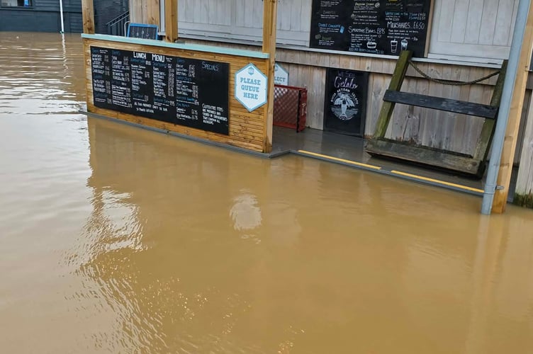 Several businesses have been flooded (Picture: Tom Hurley)