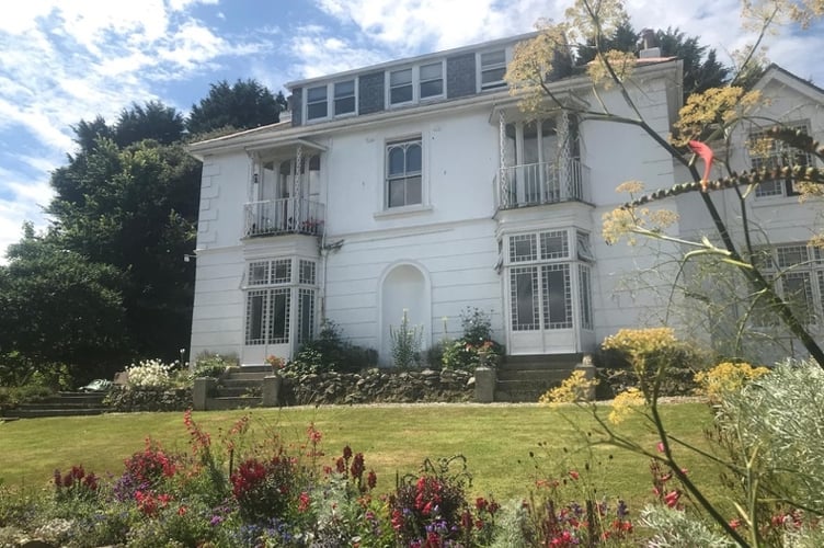 Talland House gardens in flower 