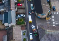 A3082 closed after water main bursts