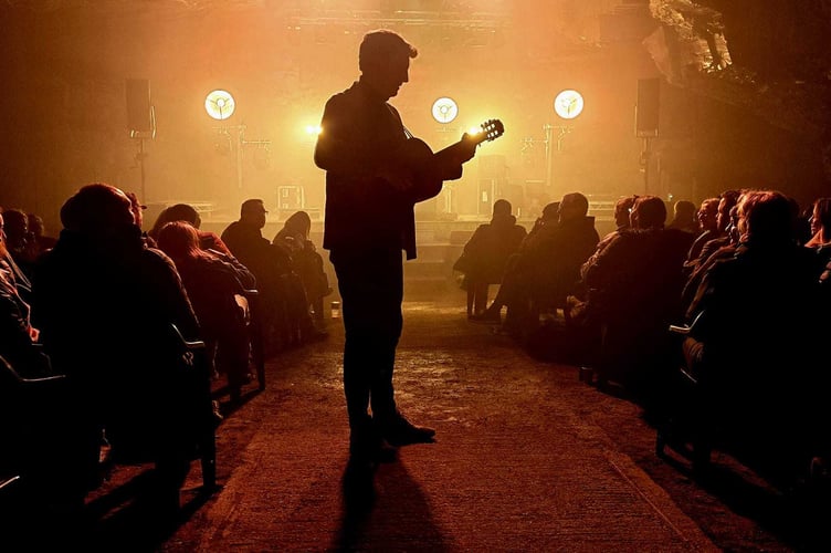 The Rum Store at Carnglaze Caverns has been run as a venue for over two decades and has one of the longest wedding aisles in Cornwall