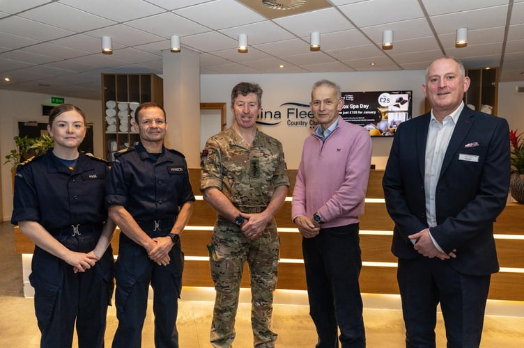 This marked only the second time a serving First Sea Lord has visited the China Fleet Country Club