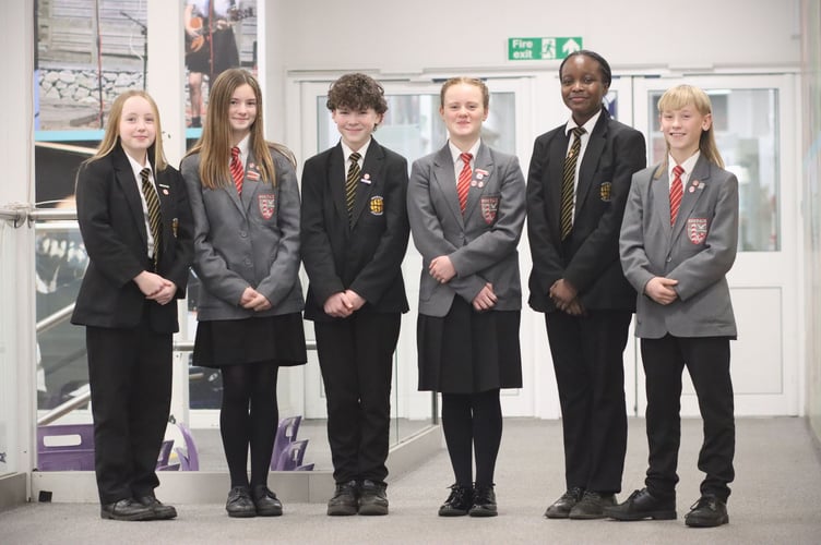 Penrice Poltair Happy Year 7 Students.