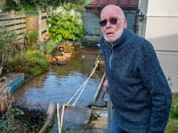 Elderly couple beg for help as they are hit by floods yet again