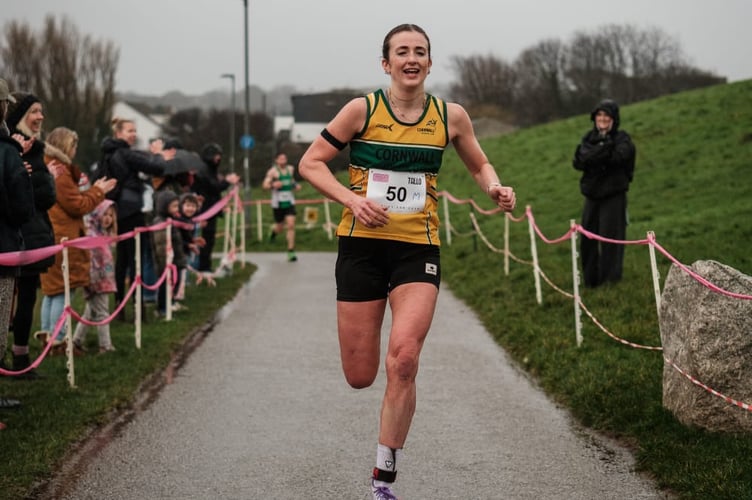 Tamara Beach, the winner of the ladies race (Will Harper-Penrose)