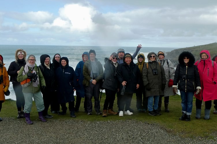(L-R) Gill Gaunt, Nicola Berryman, Sheelagh Warner, Trisha Read, Sarah Loftis, Anna Worden, Sara Mann, Jim Mann, Howie Gaunt, Rowena Castillo-Nicholls, Rob Nicholls, Sam Goldsworthy, Gill Tembo, Jackie Noble, Janet Tembo, Sarah Chapman, Chris Lewis, and Ryan Goldsworthy