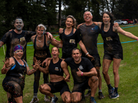 Teams limber up to take part in obstacle course race for charity