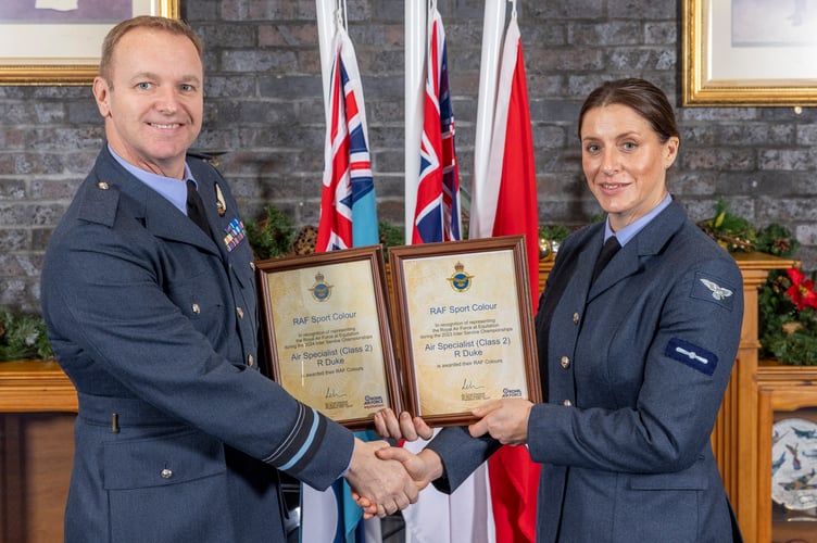 On Monday 8th and Tuesday 9th December, RAF St Mawgan hosted Air Vice Marshal Jason Appleton, AOC 2 Group for its annual formal reception. During the visit the AOC visited numerous sections to meet personnel and discusss current matters, viewed station infrastructure, hosted an Honours and Awards Ceremony and a Whole Force townhall briefing in the station briefing facility. 