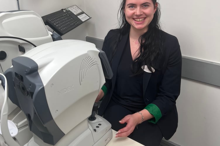 Gabby McDowell  started her journey at Specsavers Saltash as an optical assistant and has since completed her Level 3 diploma