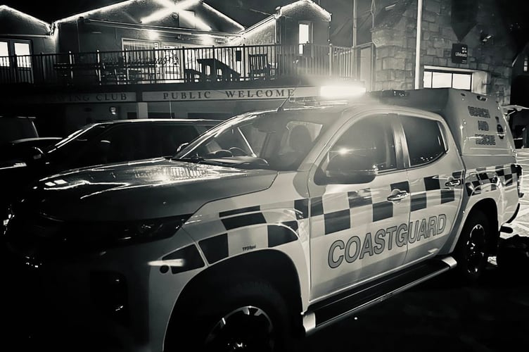 Newquay Coastguard Search and Rescue Team attended the incident
