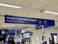 Tesco's Welsh sign blunder in Helston