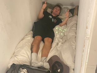 Man lived in cupboard after struggling to find affordable room to rent