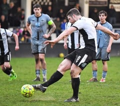 Young's late penalty moves Penzance up to third in Premier West