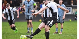 Young's late penalty moves Penzance up to third in Premier West