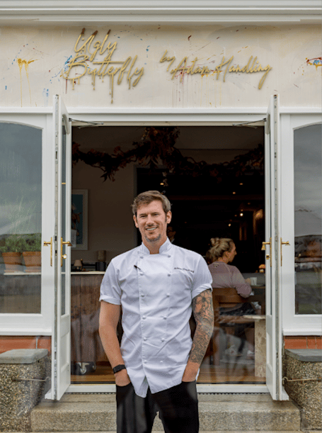 Adam Handling outside the Ugly Butterfly