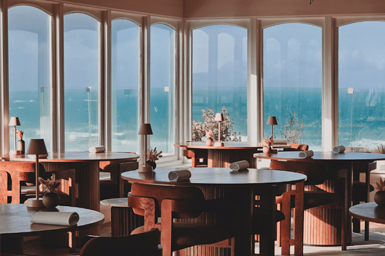 The Ugly Butterfly boasts sea views over Fistral Bay